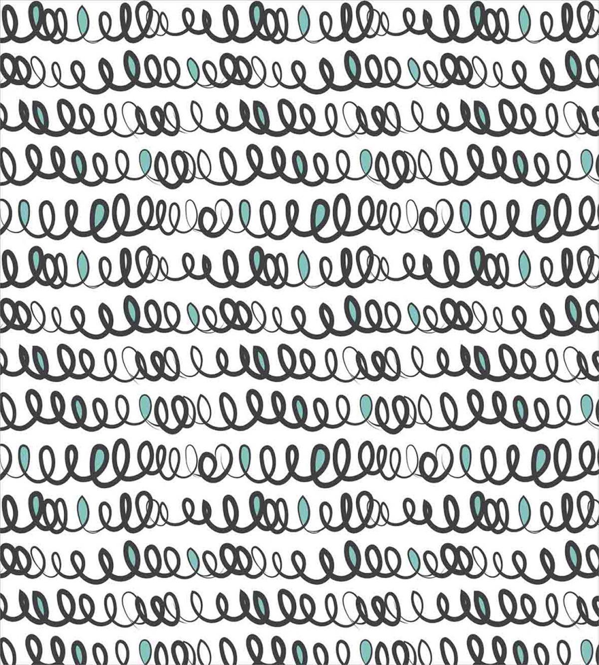 Random Curly Stripes — Pattern