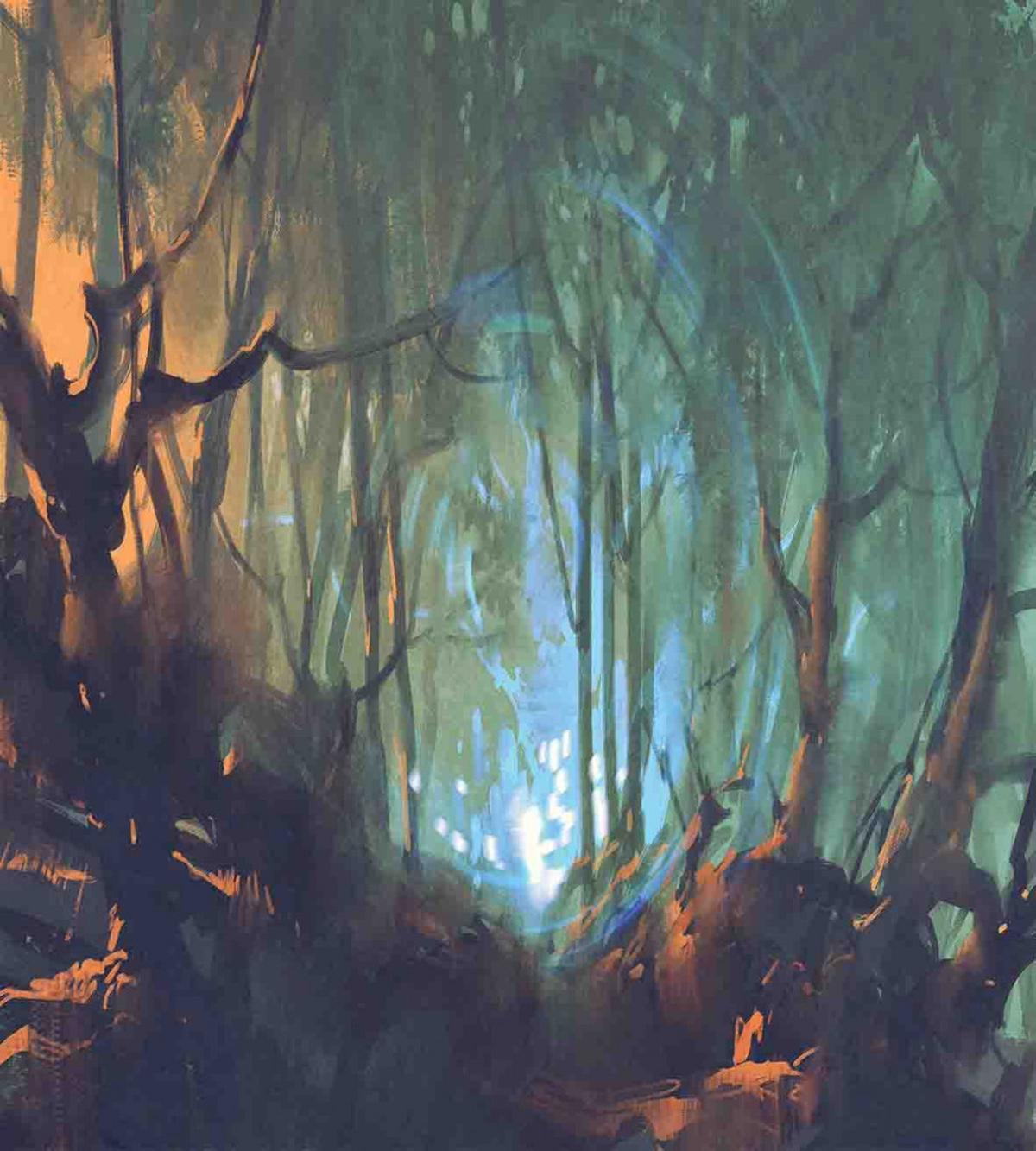Mystic Dark Forest — Pattern