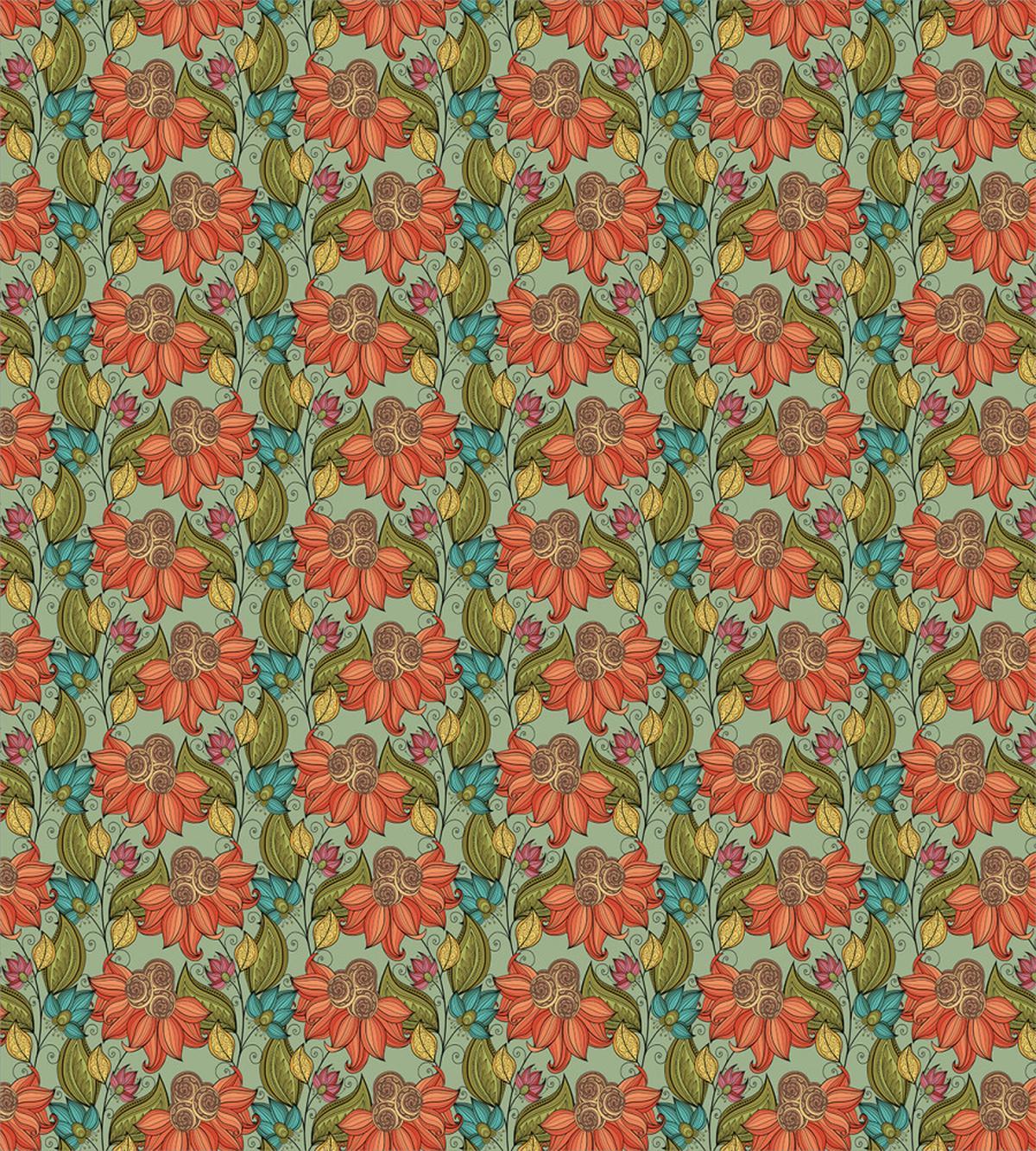 Oriental Nature Flourish — Pattern