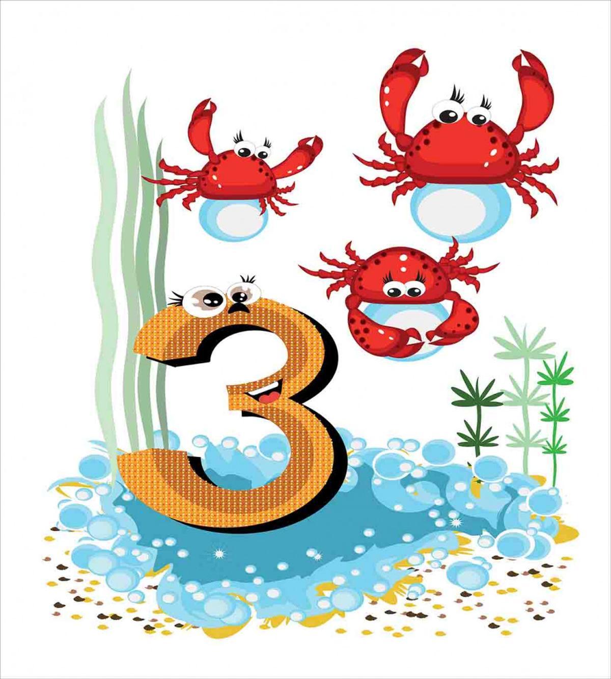 Sea Animals Kids Cartoon — Pattern