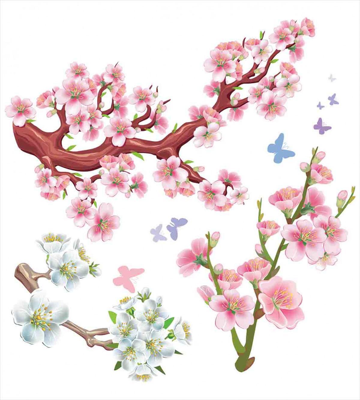 Vivid Flowering Branch — Pattern