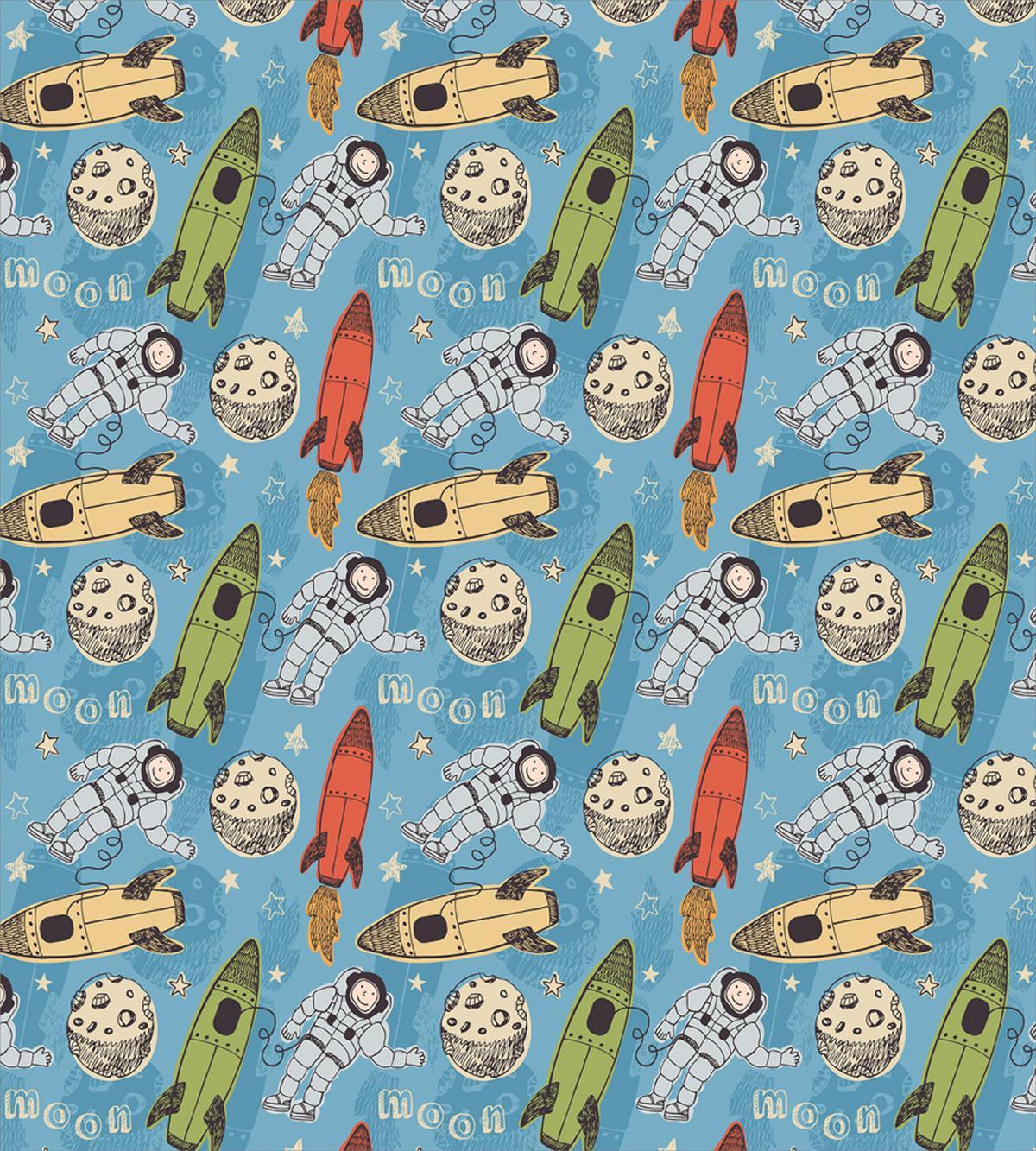 Astronauts with Rockets — Pattern