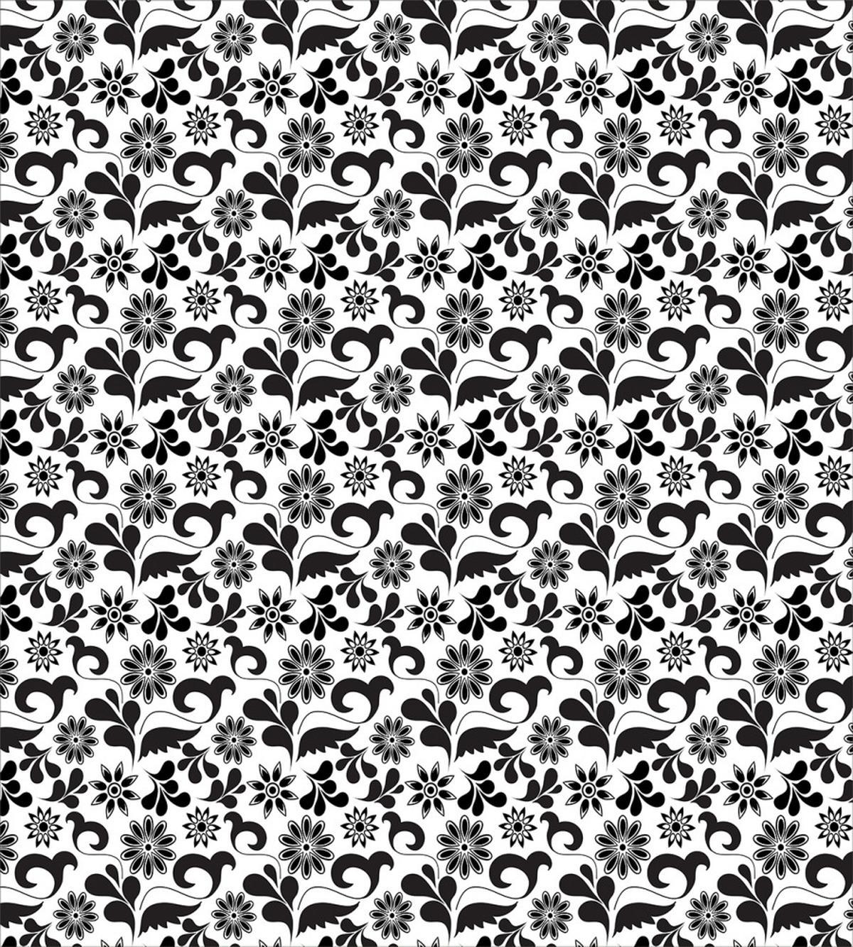 Soft Floral Leaves — Pattern