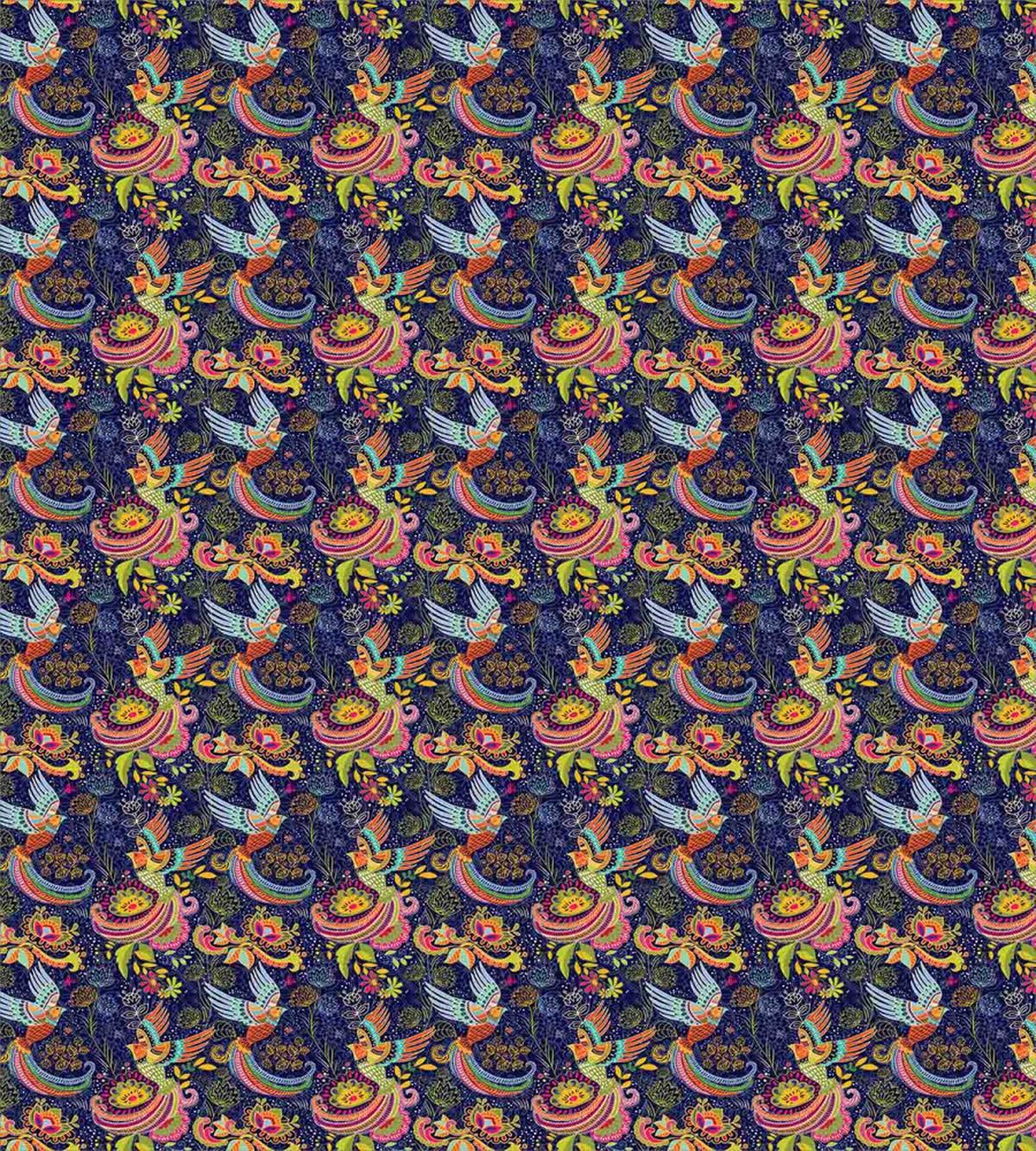 Mythical Rising Phoenix Bird — Pattern