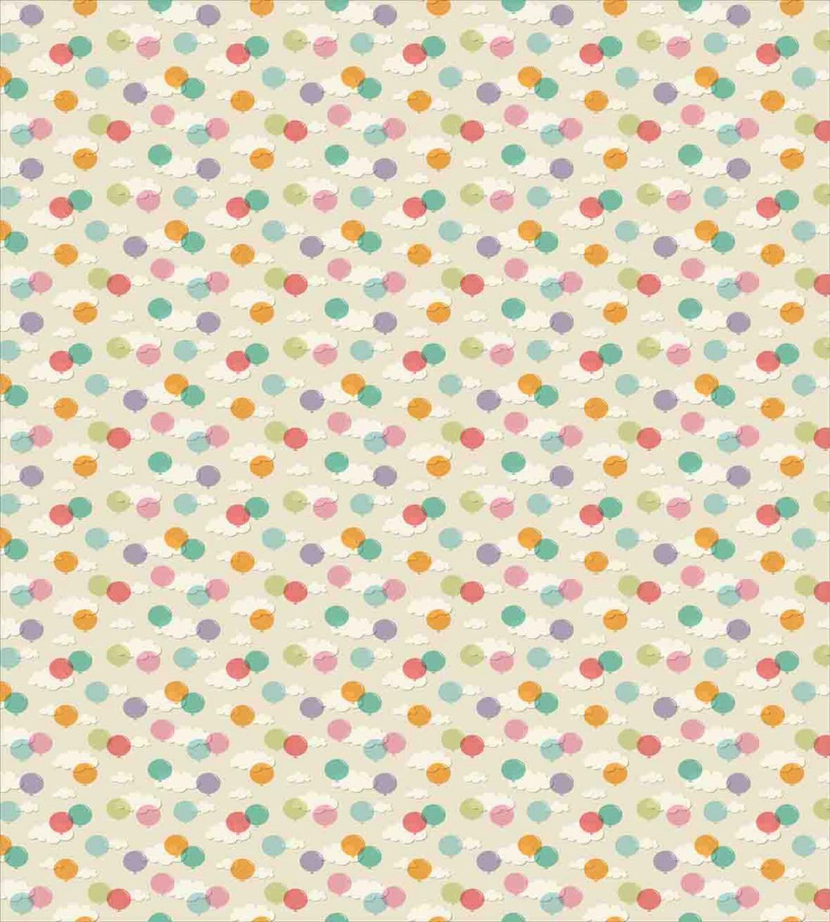 Kids Balloons Clouds — Pattern