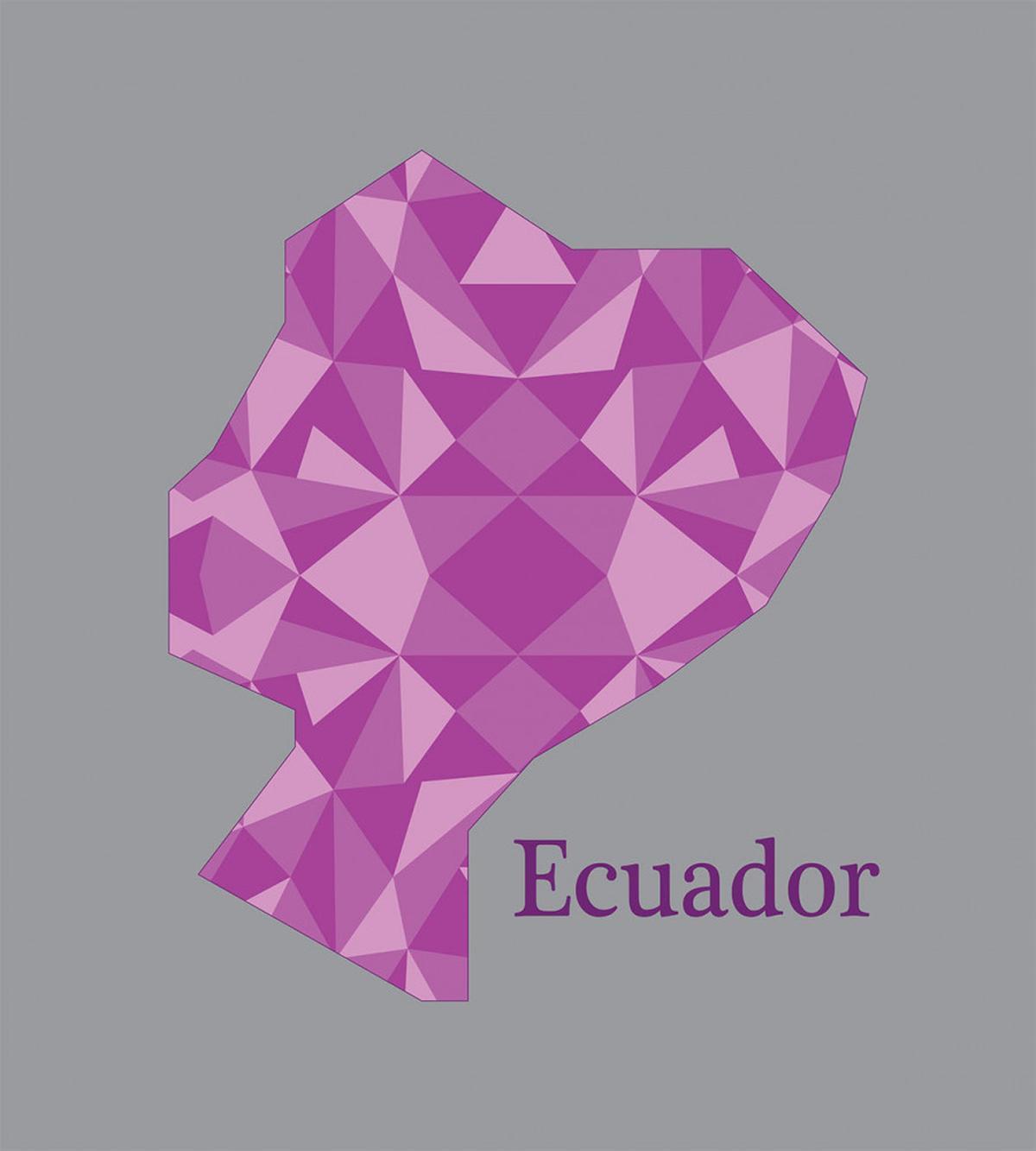 Polygonal Cartography Print — Pattern