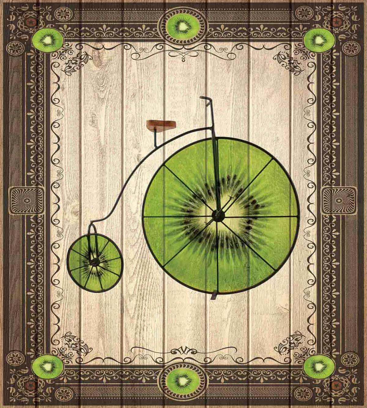 Retro Bike with Fruit Wheels — Pattern