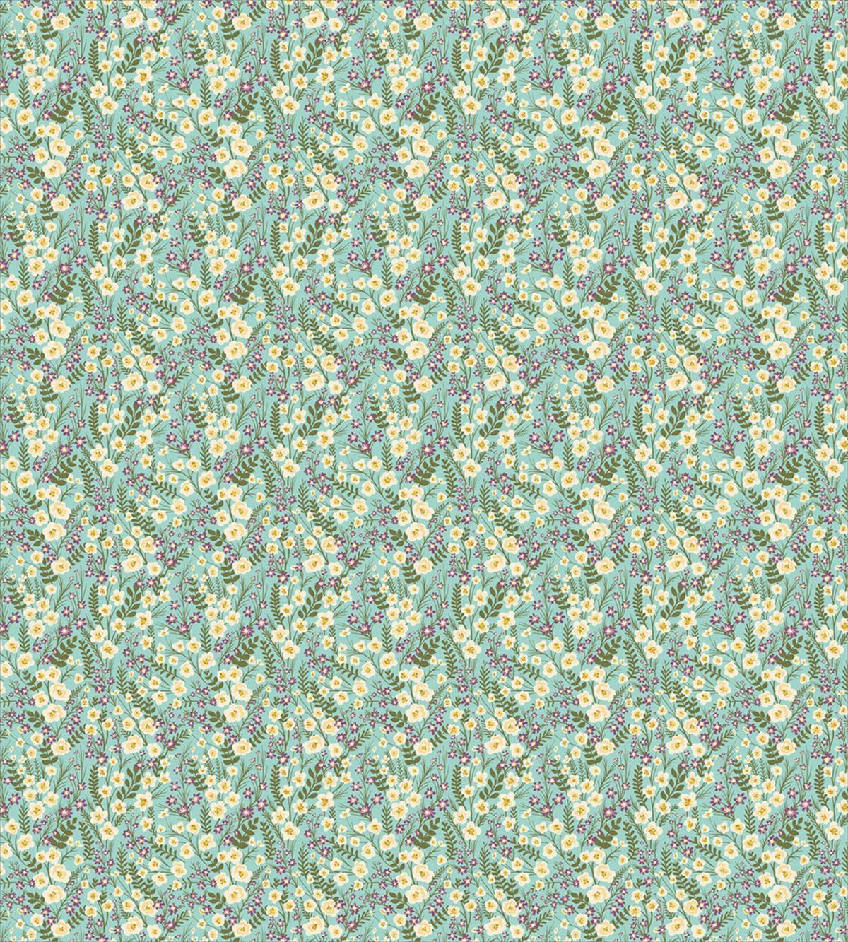 Romantic Meadow Flowers Art — Pattern