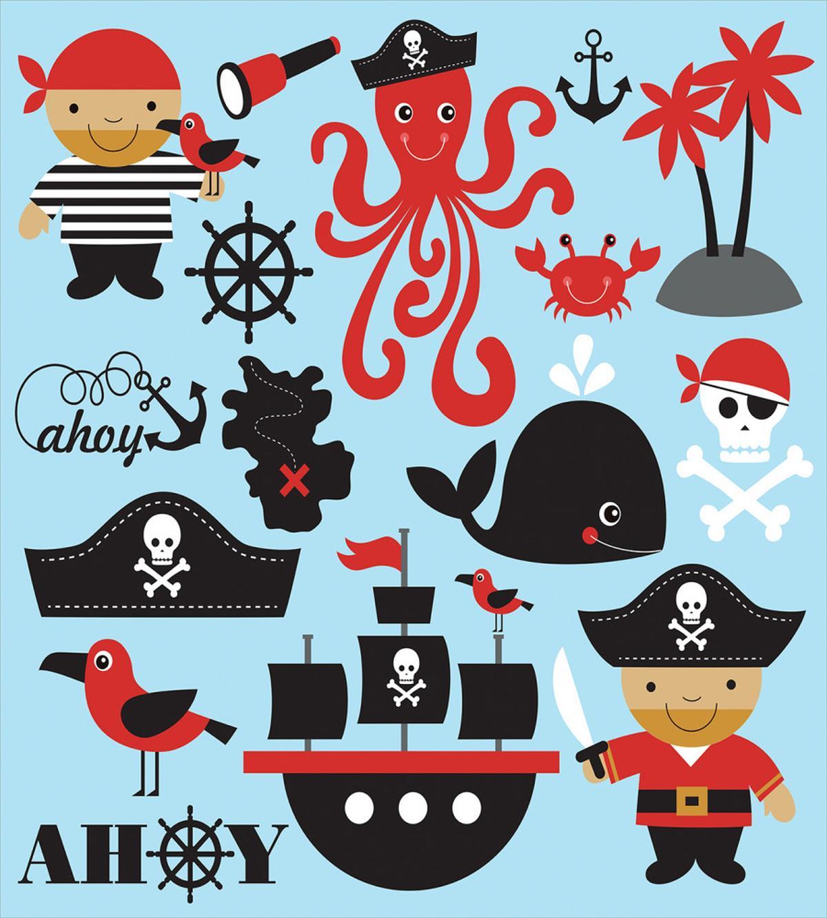 Cartoon Marine Adventure — Pattern