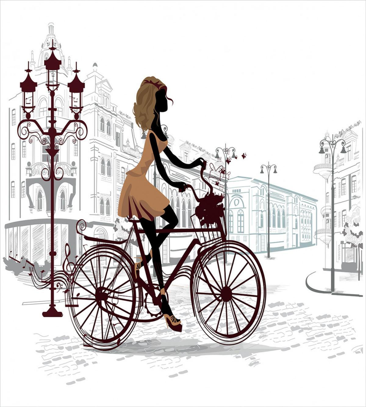 Young Girl in Paris — Pattern