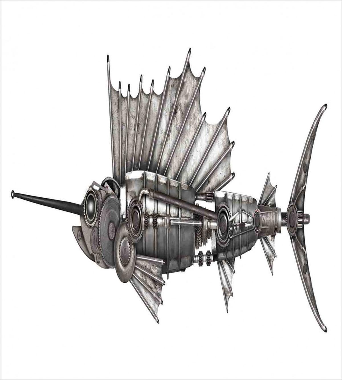 Robot Sailfish Animal — Pattern