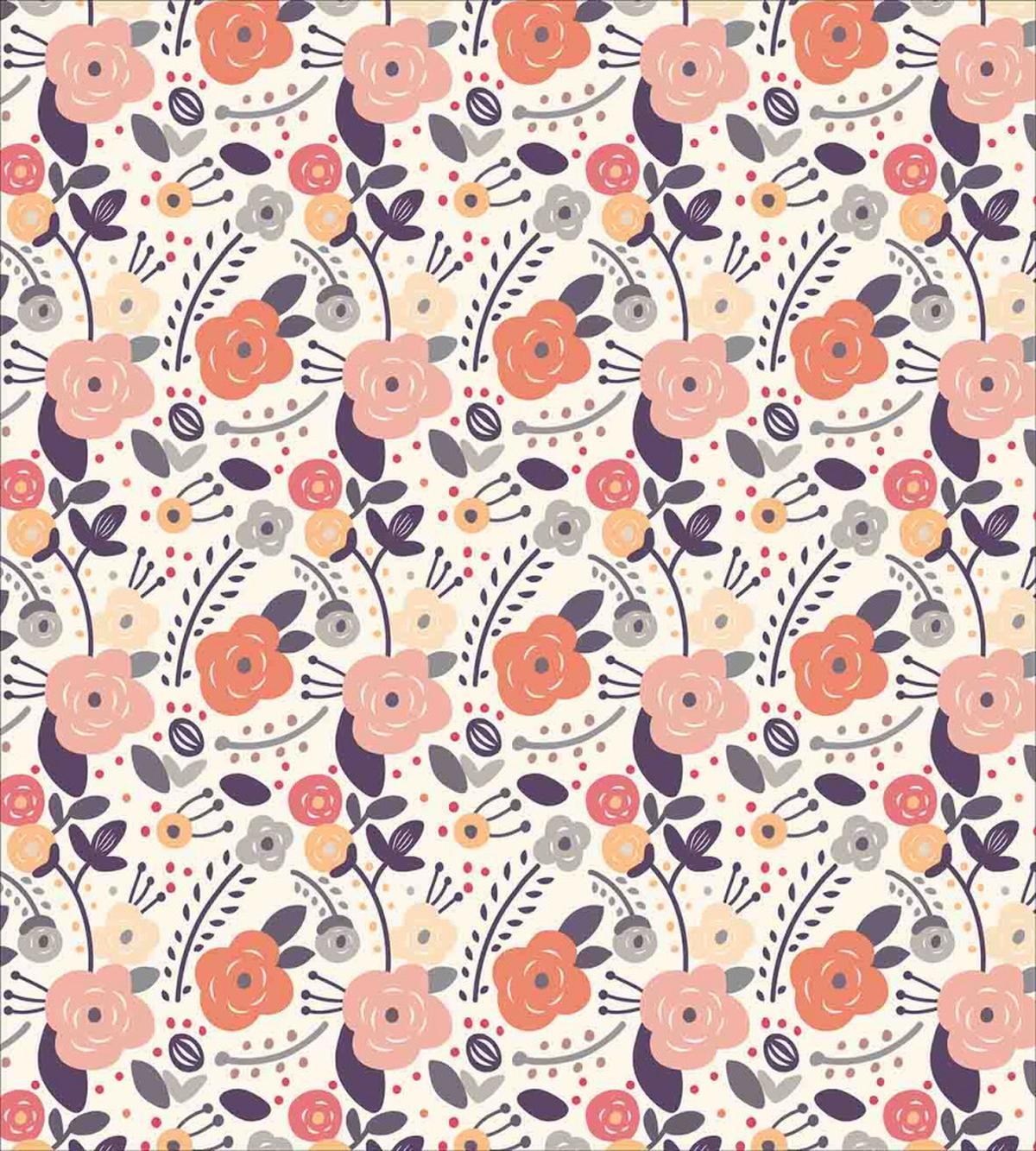Vintage Doodle Floral — Pattern