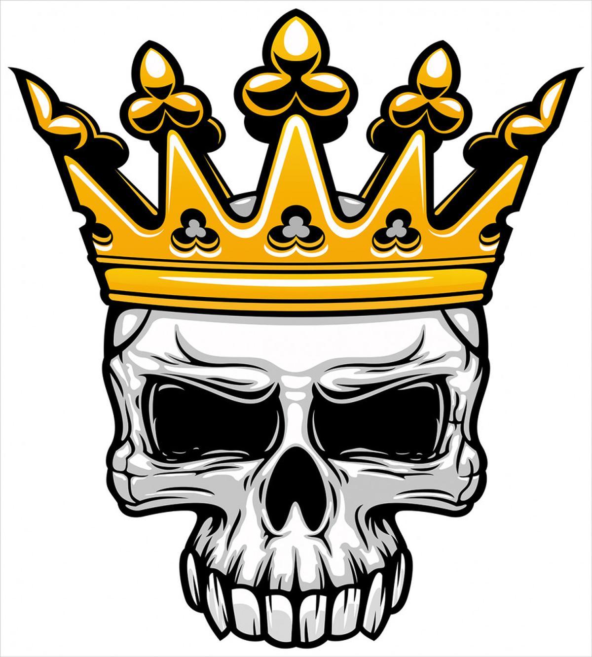 Skull Cranium with Coronet — Pattern