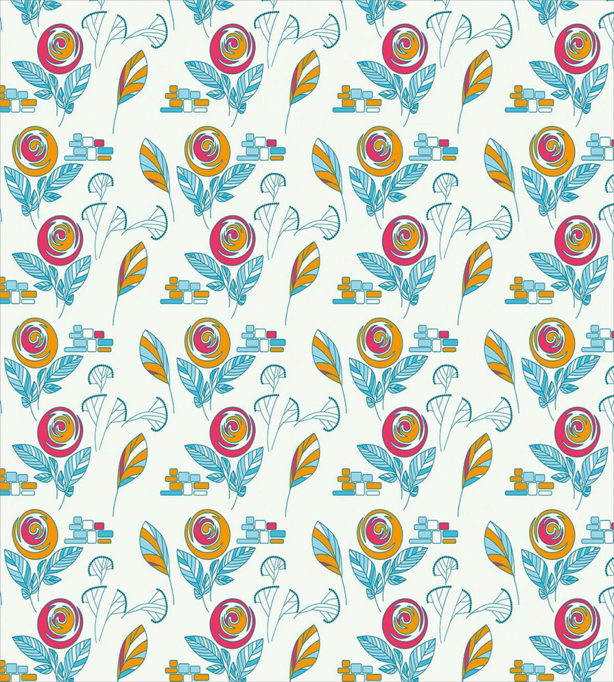 Abstract Vintage Roses — Pattern