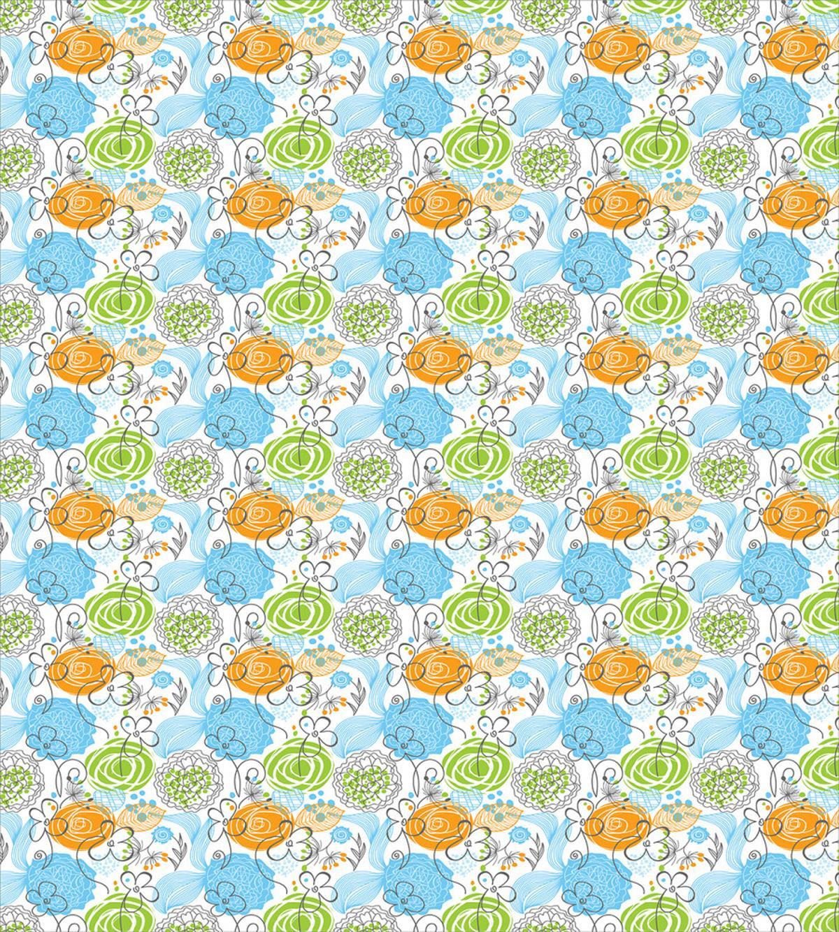 Doodle Leaves and Hearts — Pattern