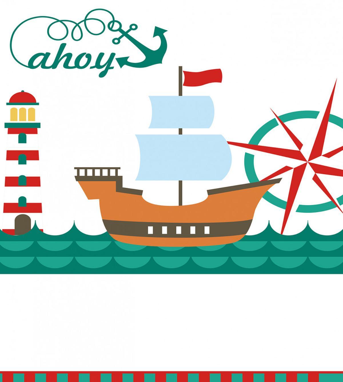 Boat Ahoy Compass — Pattern