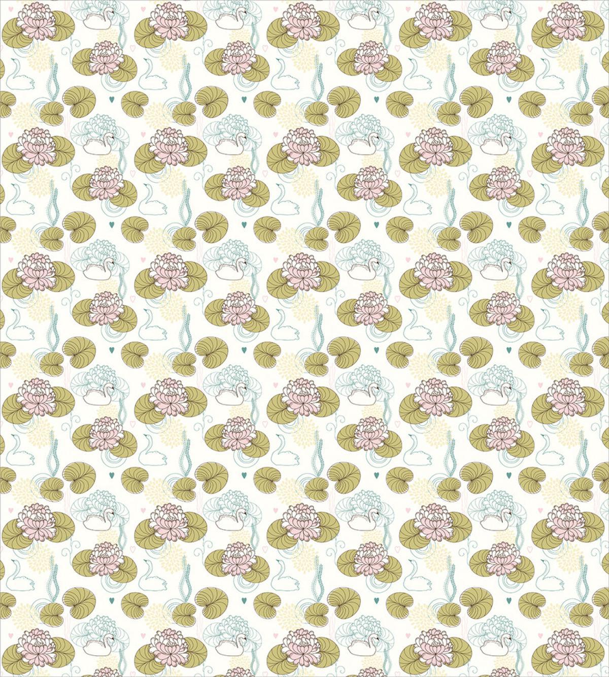 Water Lilies Algae Hearts — Pattern