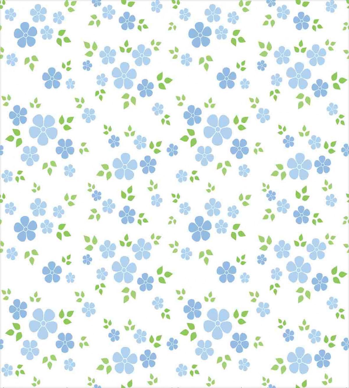 Small Wild Flowers Blue — Pattern