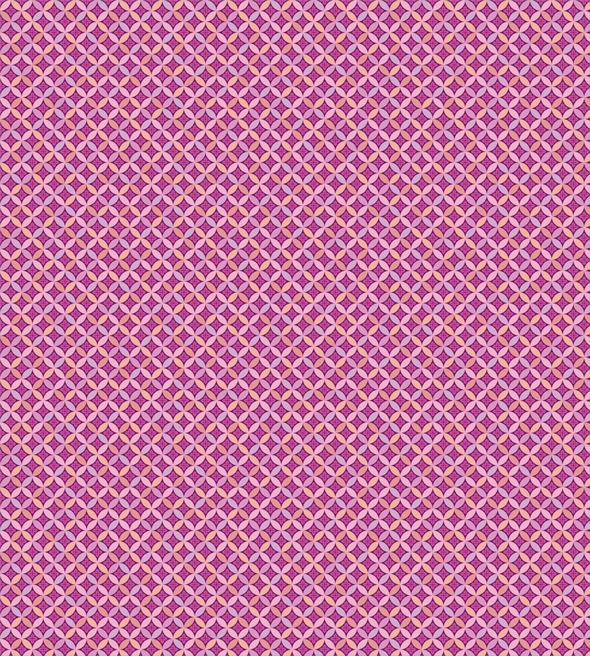 Flowers and Oval Shapes — Pattern