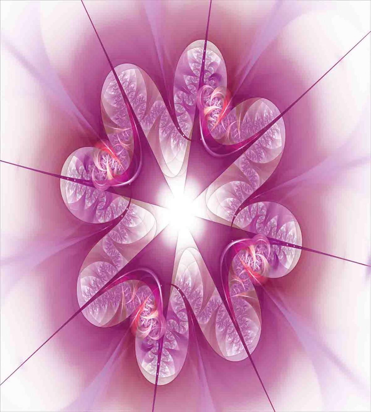 Abstract Fractal Flower — Pattern