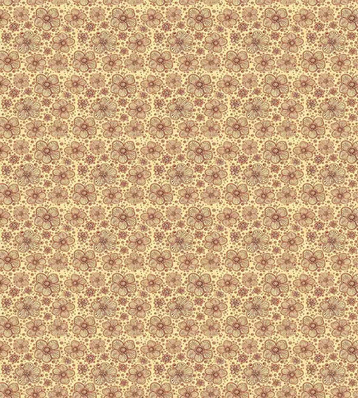 Blossoms Spirals Art — Pattern