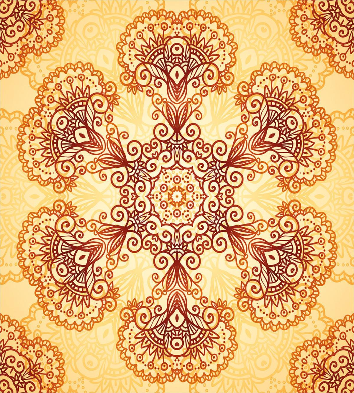 Oriental Vintage Ornaments — Pattern