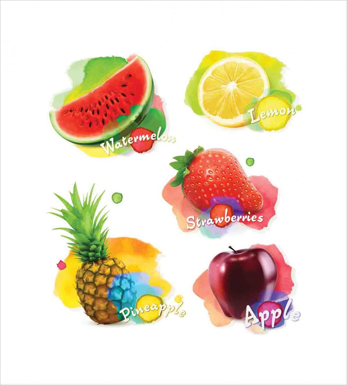 Colorful Summer Food — Pattern