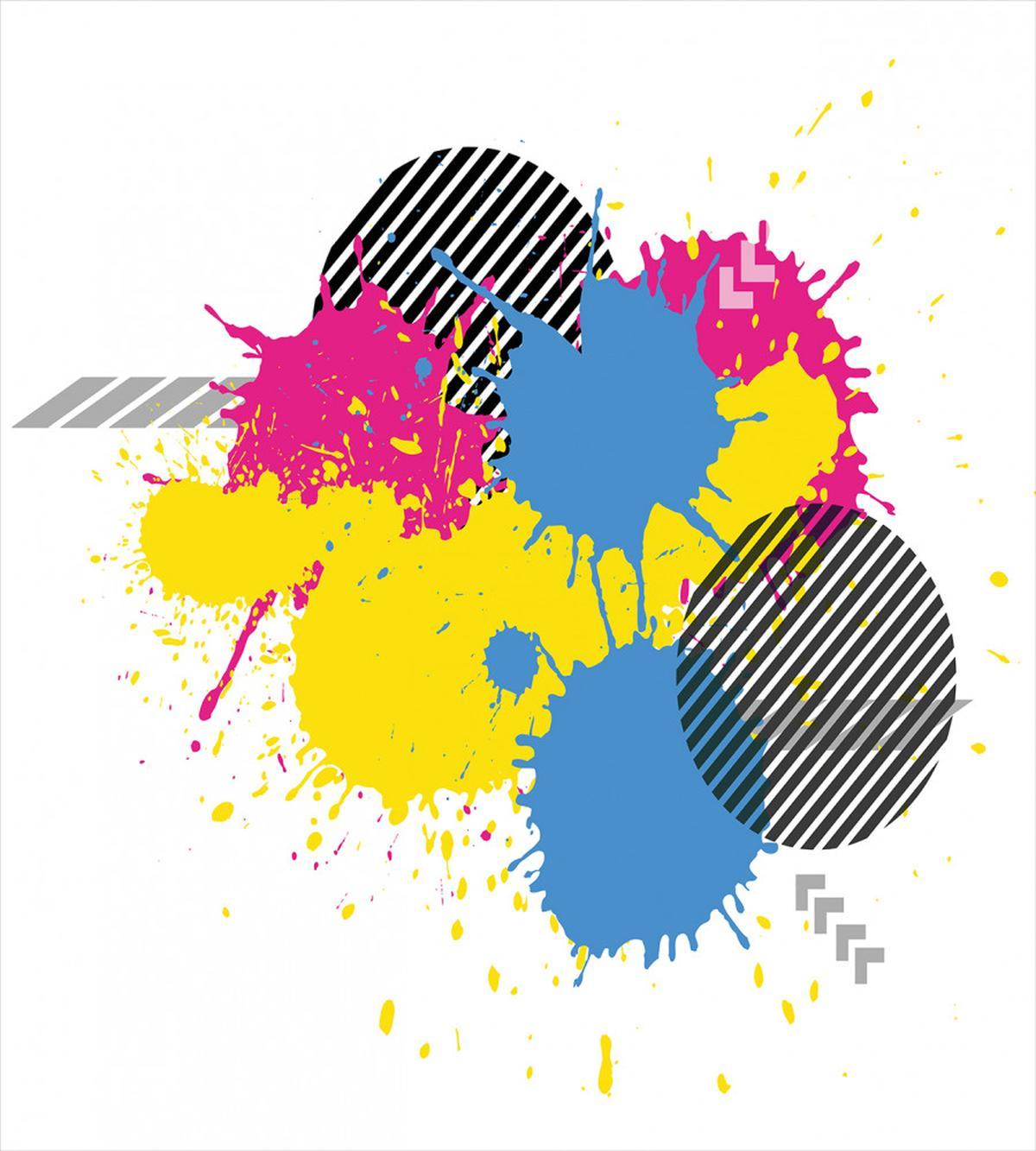 Grunge Ink Splatter — Pattern