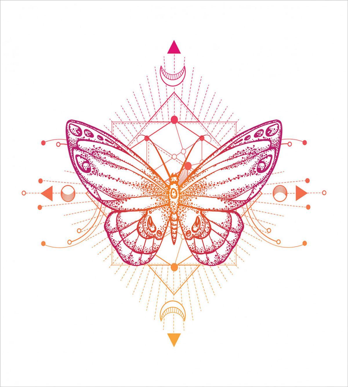 Butterfly Boho Art — Pattern