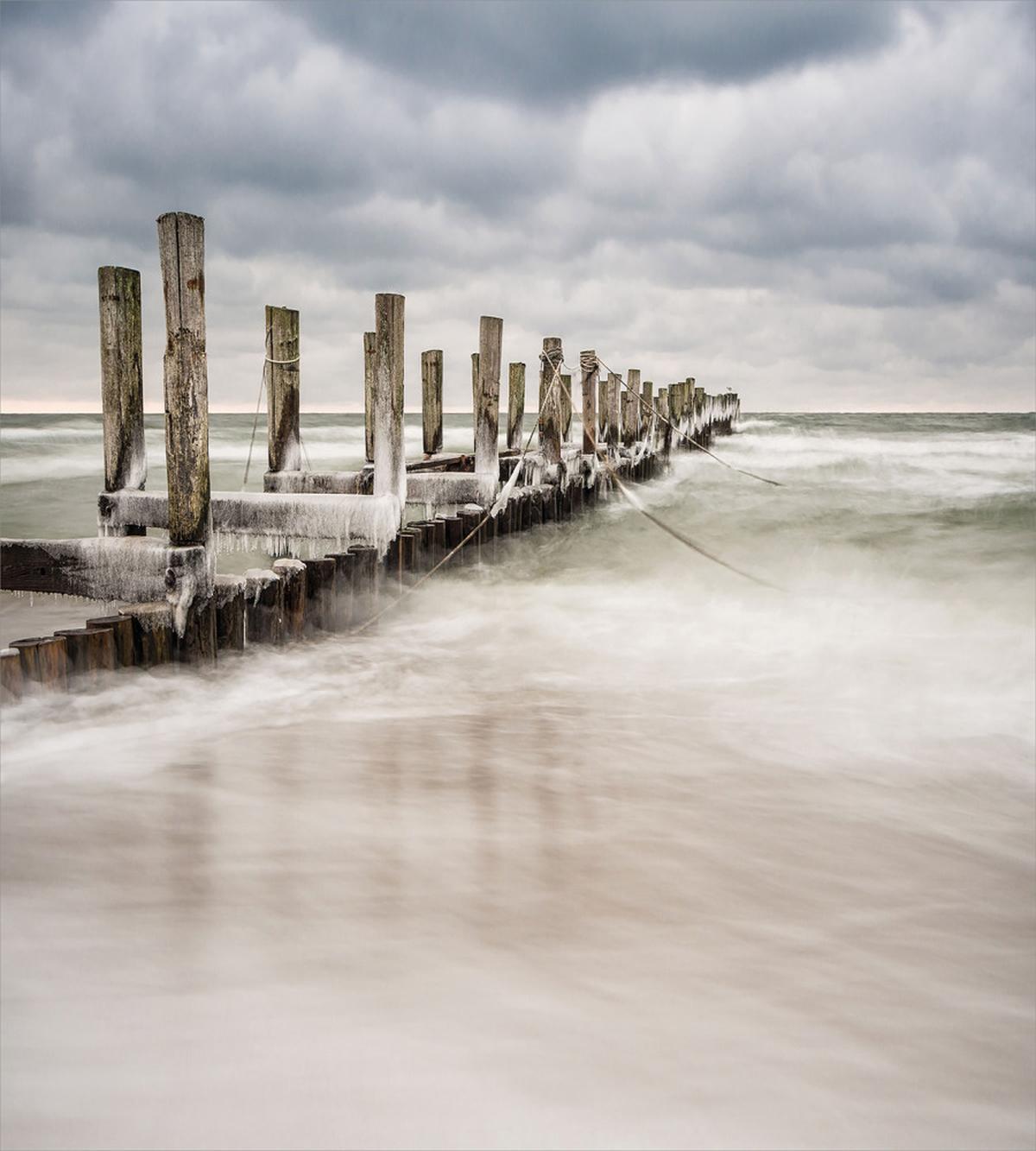 Groyne Zingst Germany — Pattern