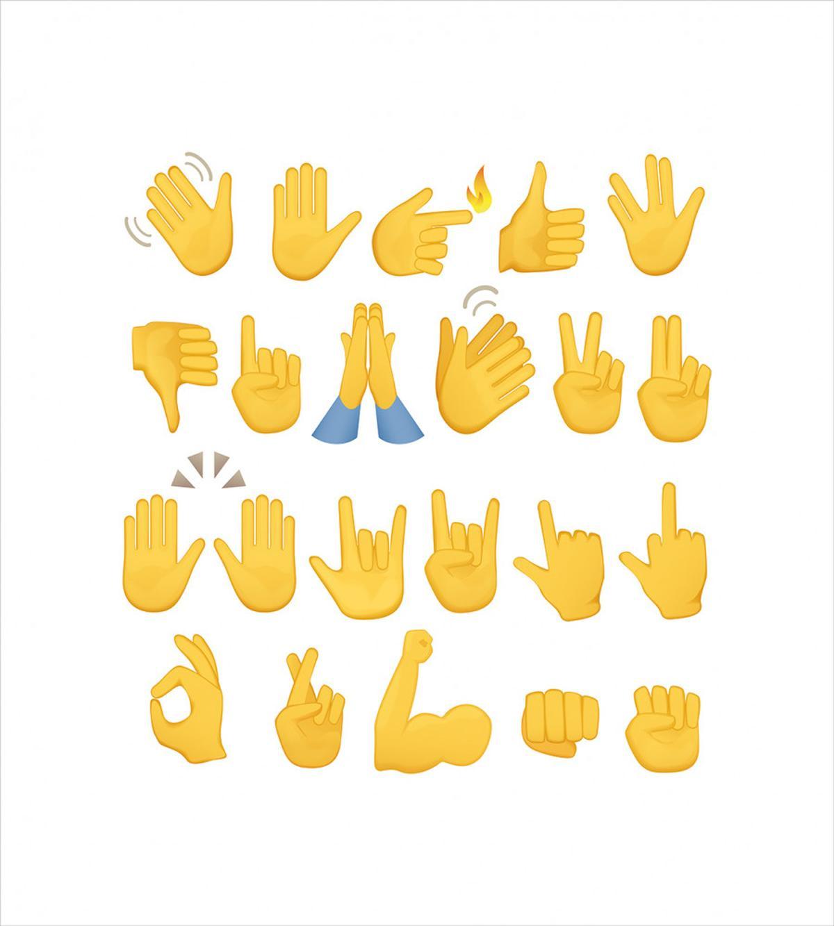 Hand Signals Thumbs — Pattern
