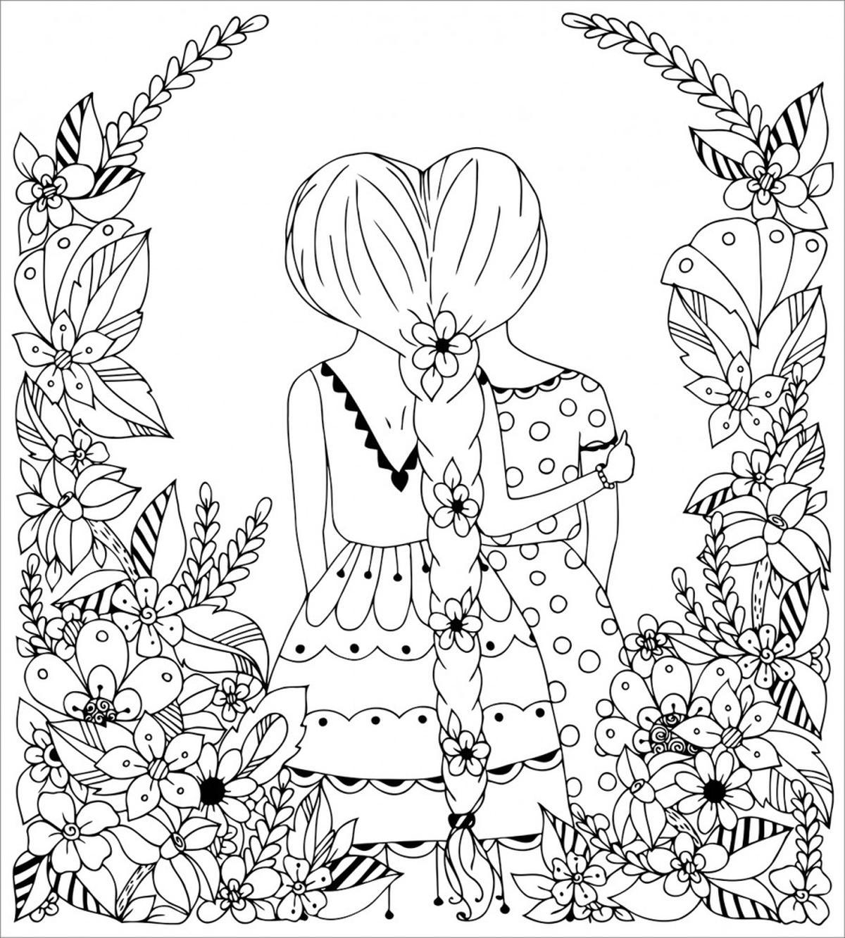 Ponytailed Girlfriend — Pattern