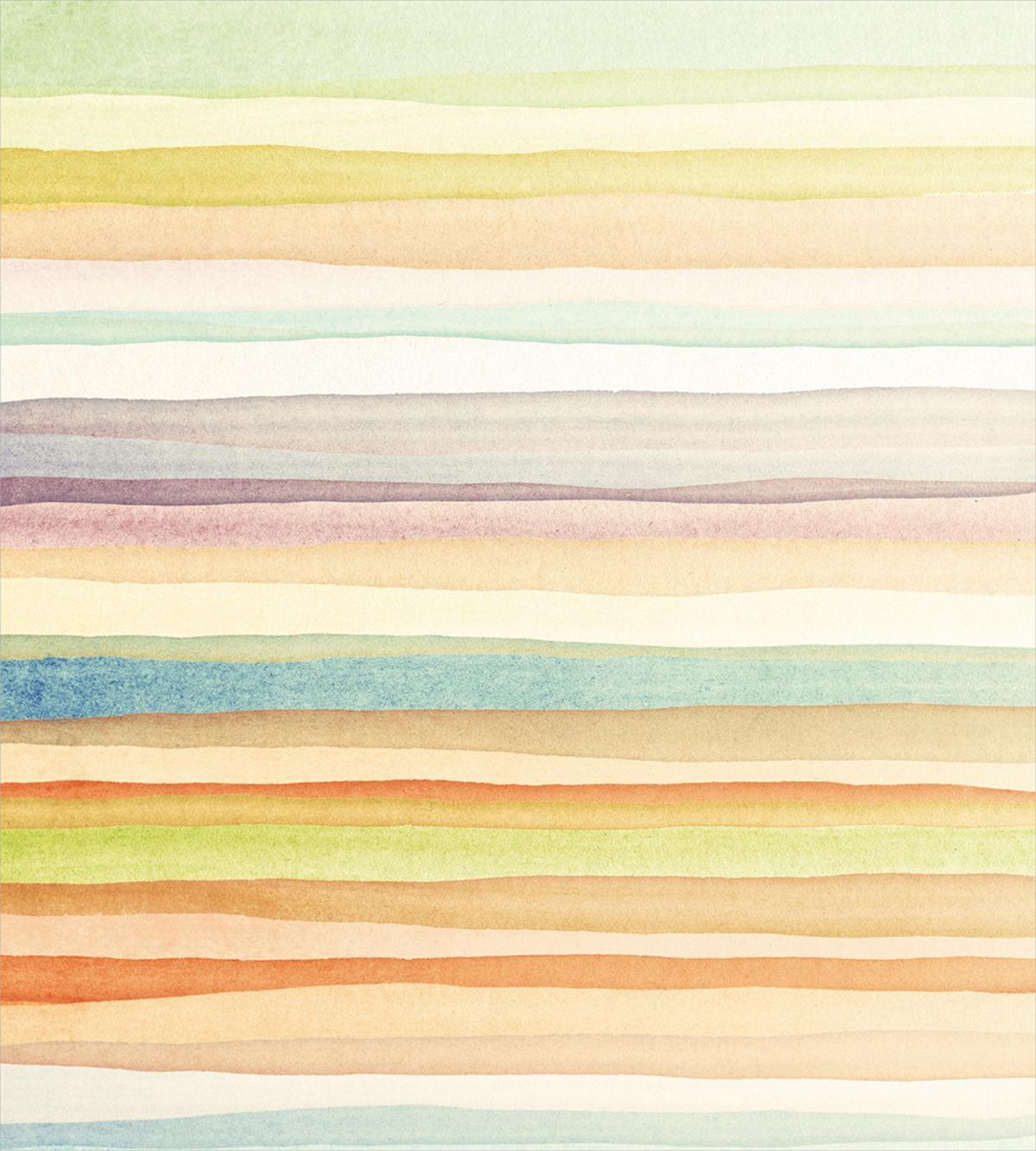 Stripes Watercolor Art — Pattern