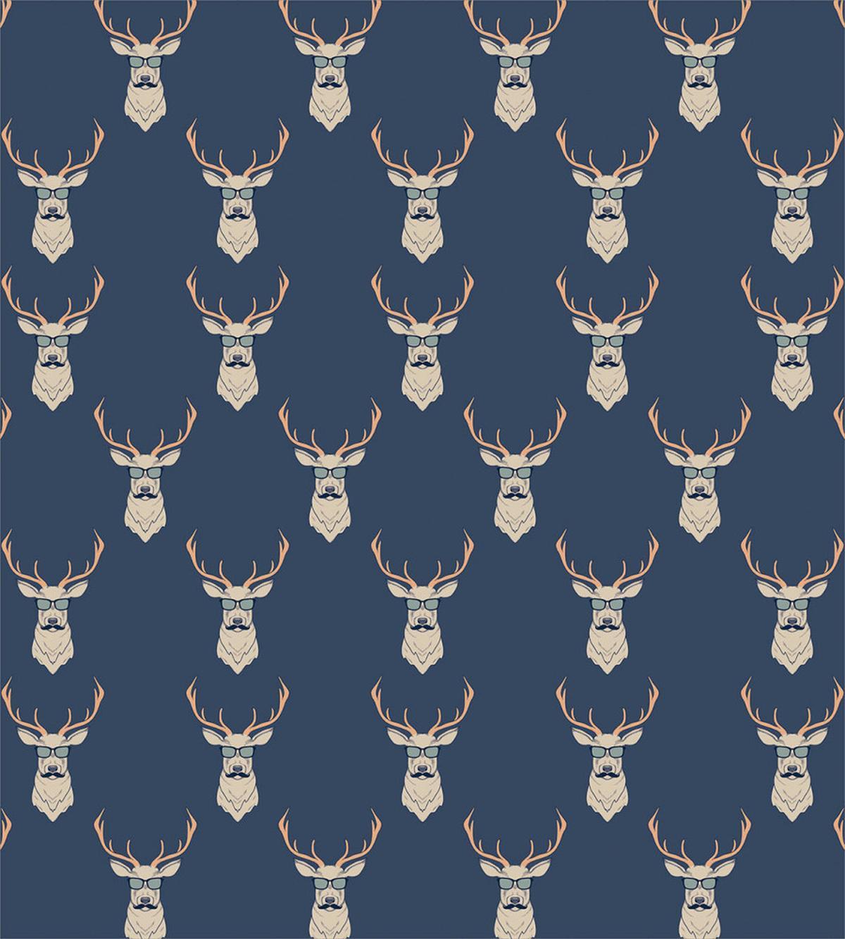 Retro Hipster Animals — Pattern