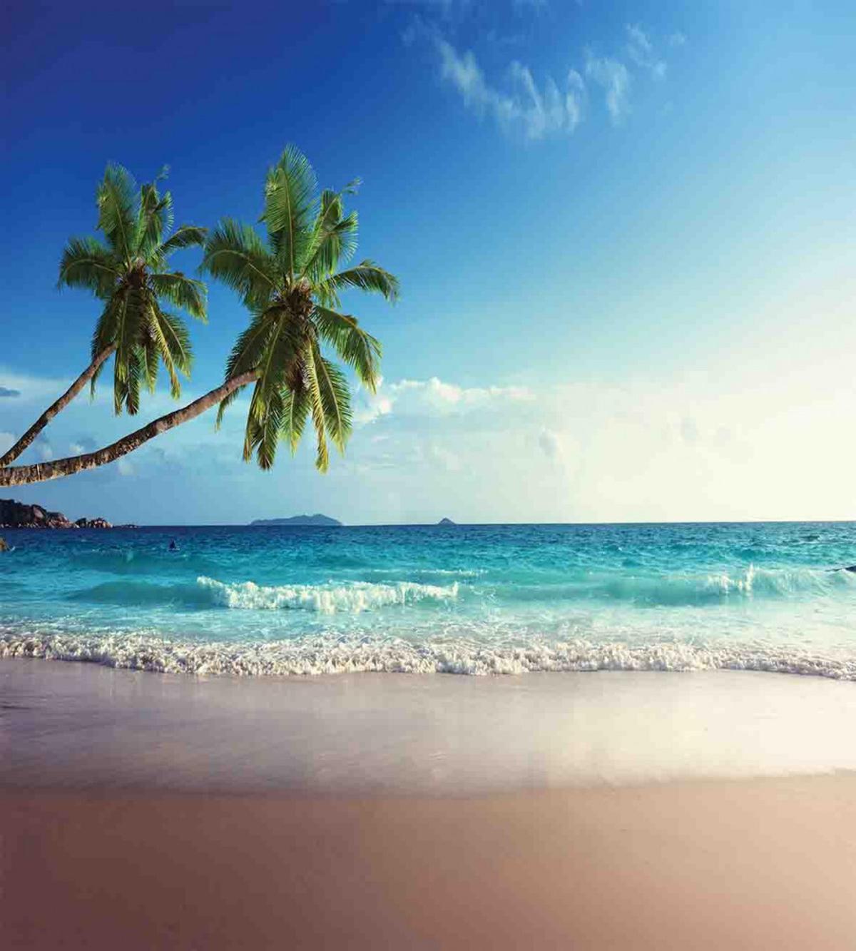 Scenic Island View Trees — Pattern