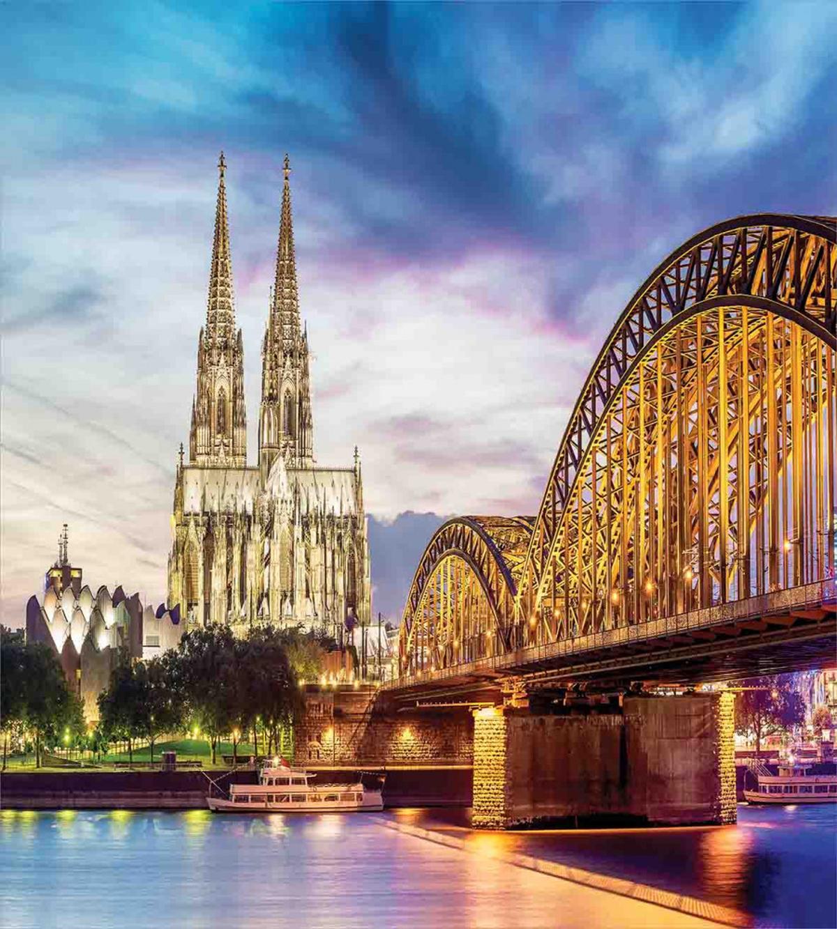 Old Bridge and Rhine — Pattern