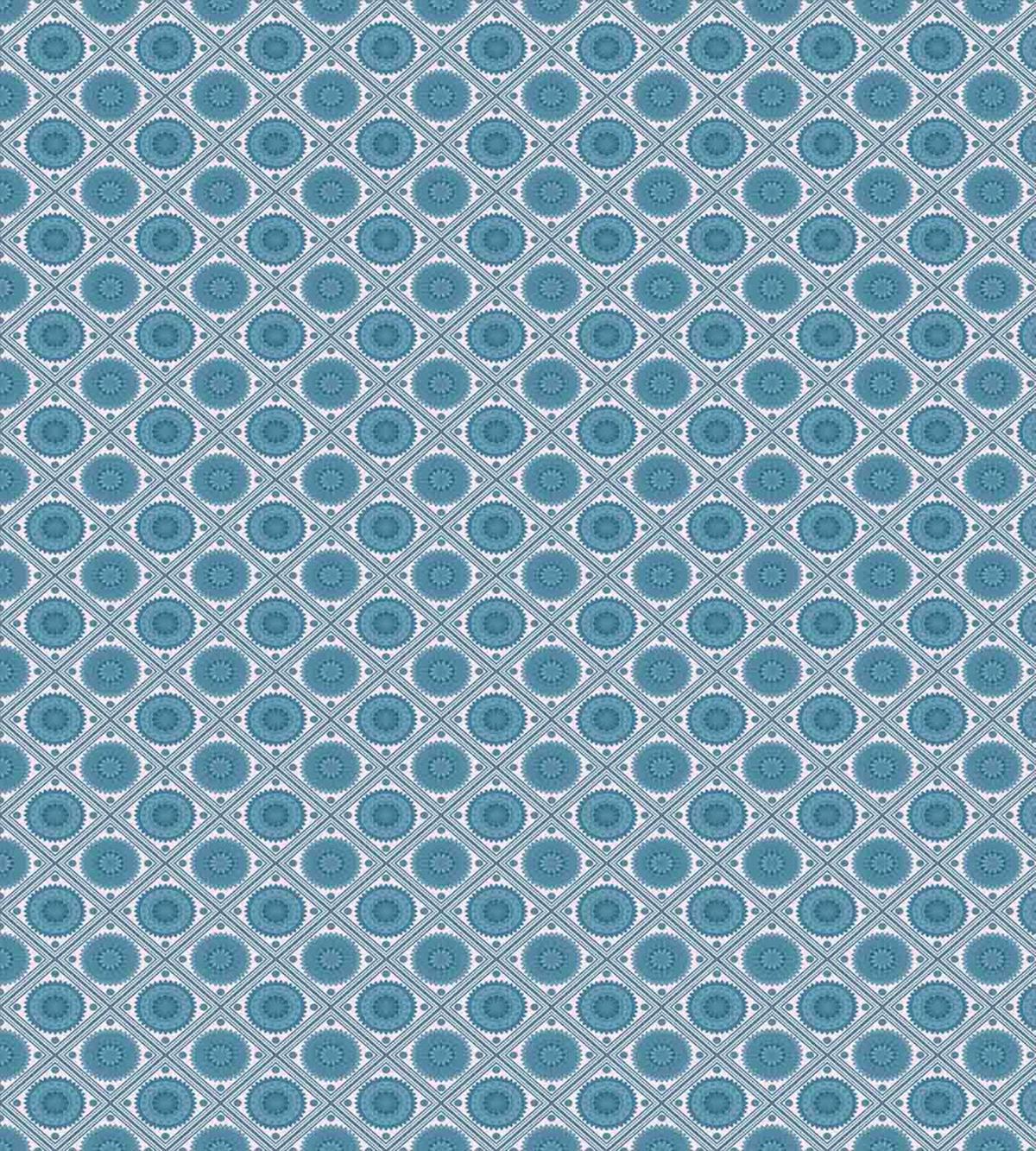Rhombus Dots Floral — Pattern