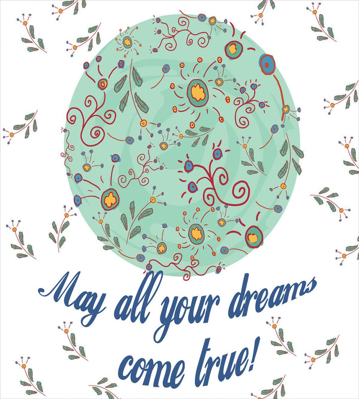 Floral Art Dreams Come True — Pattern