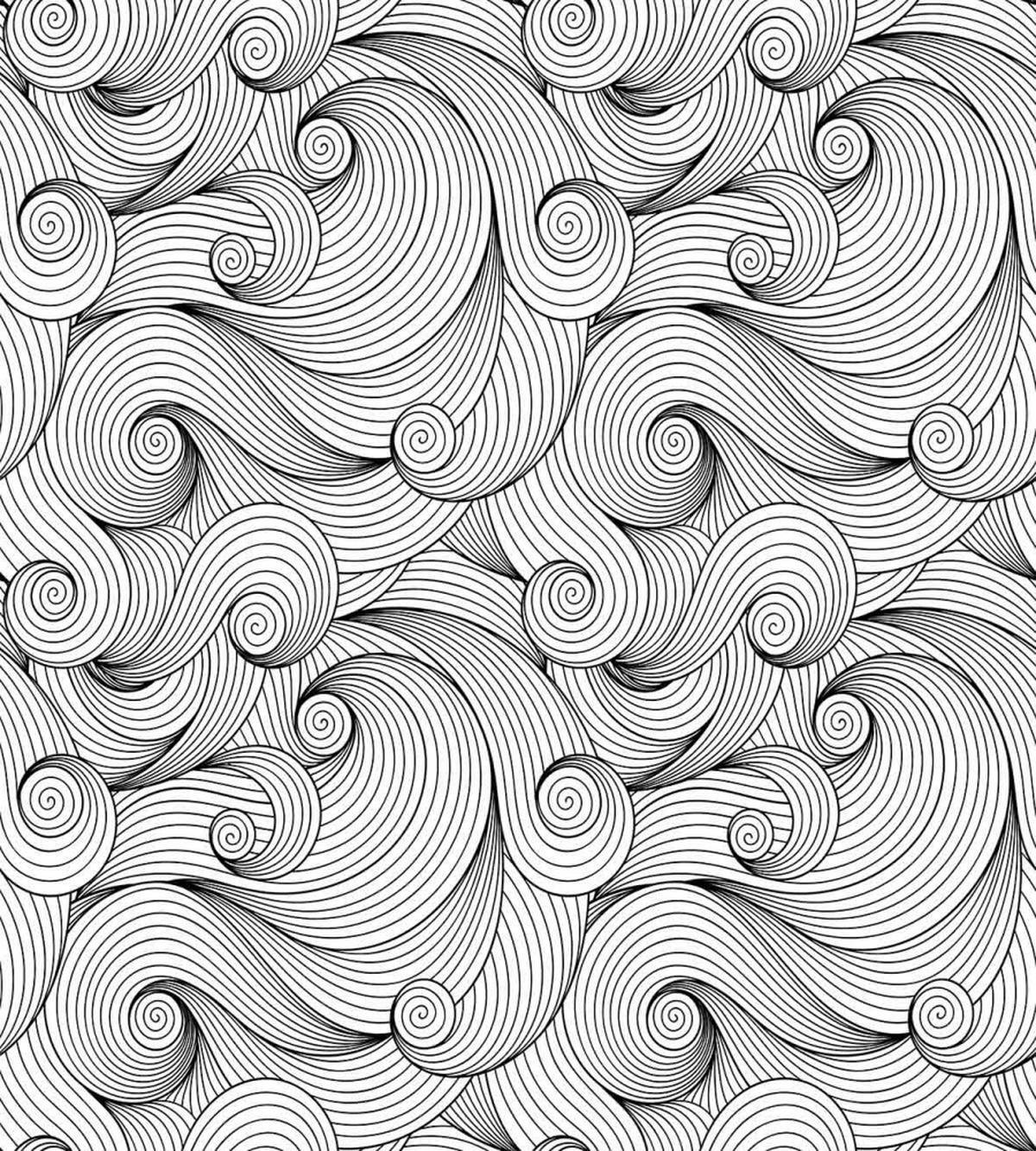 Curled Waves — Pattern