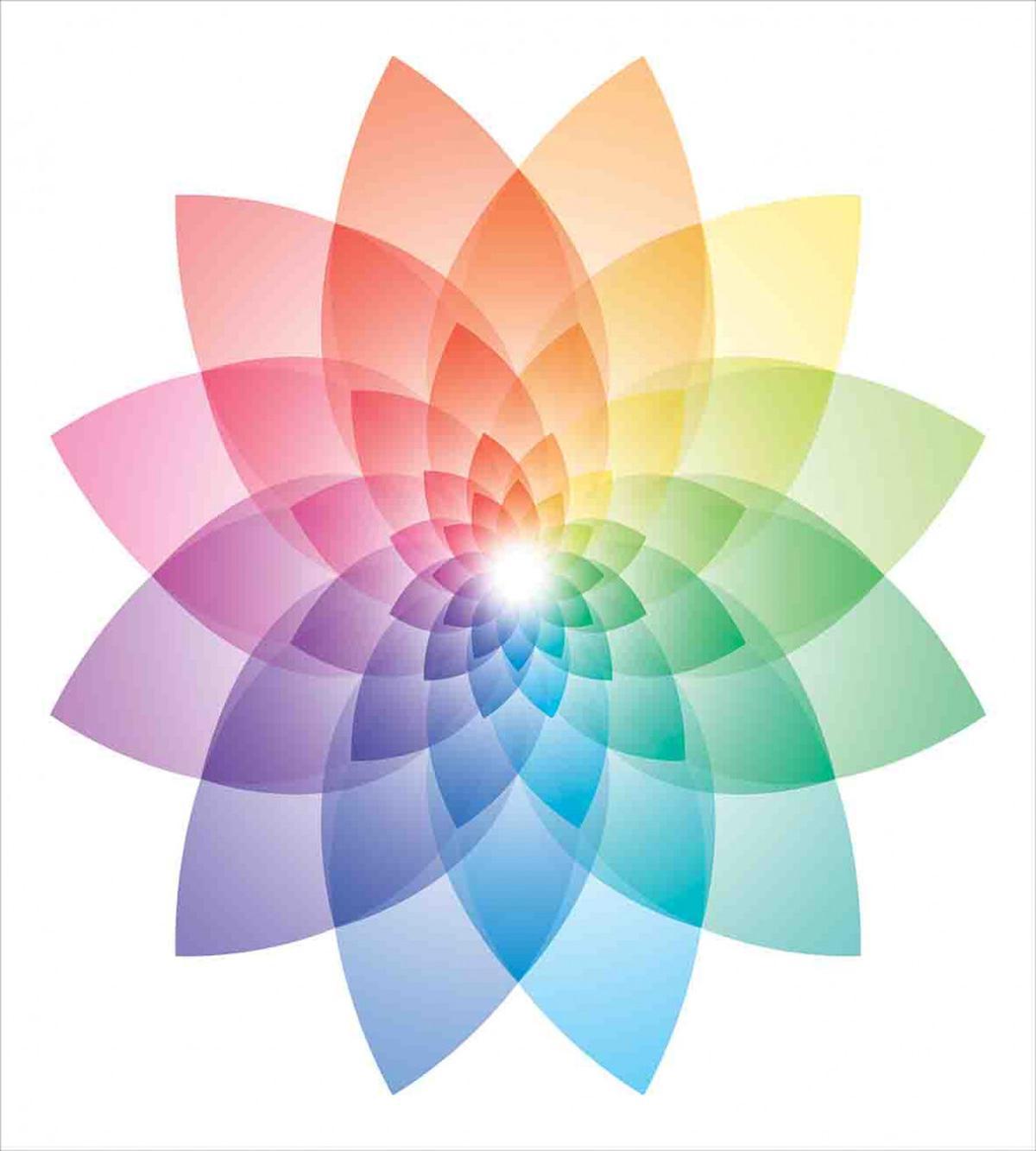 Rainbow Tones Petal — Pattern