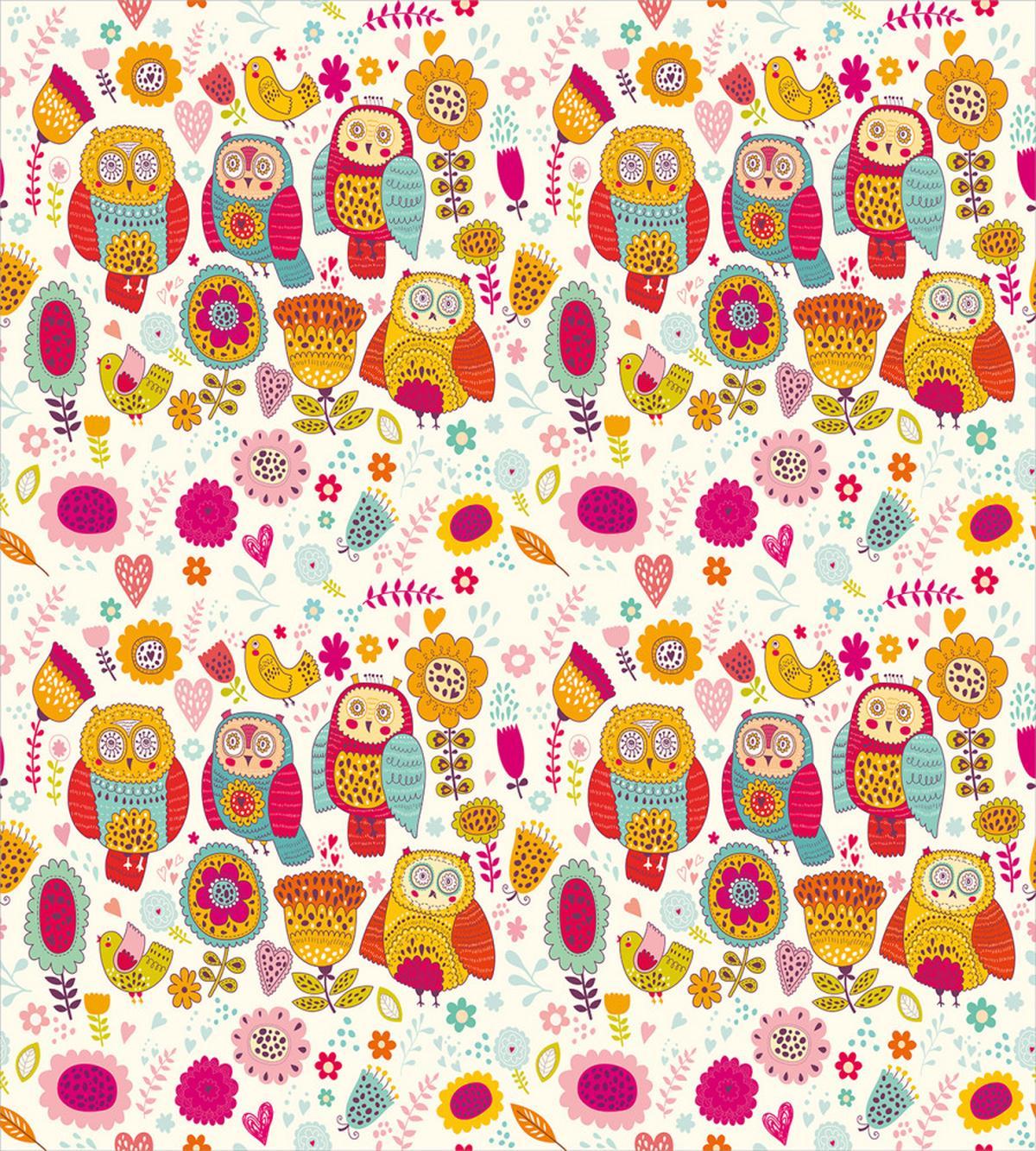 Sixties Style Abstract Bird — Pattern