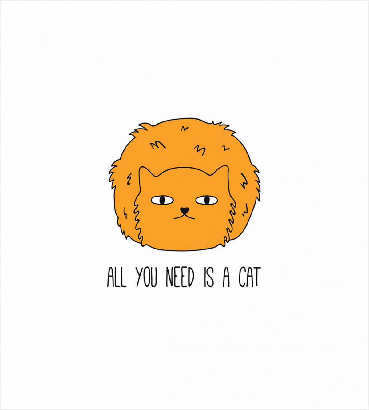 All You Need is a Cat Saying — Pattern