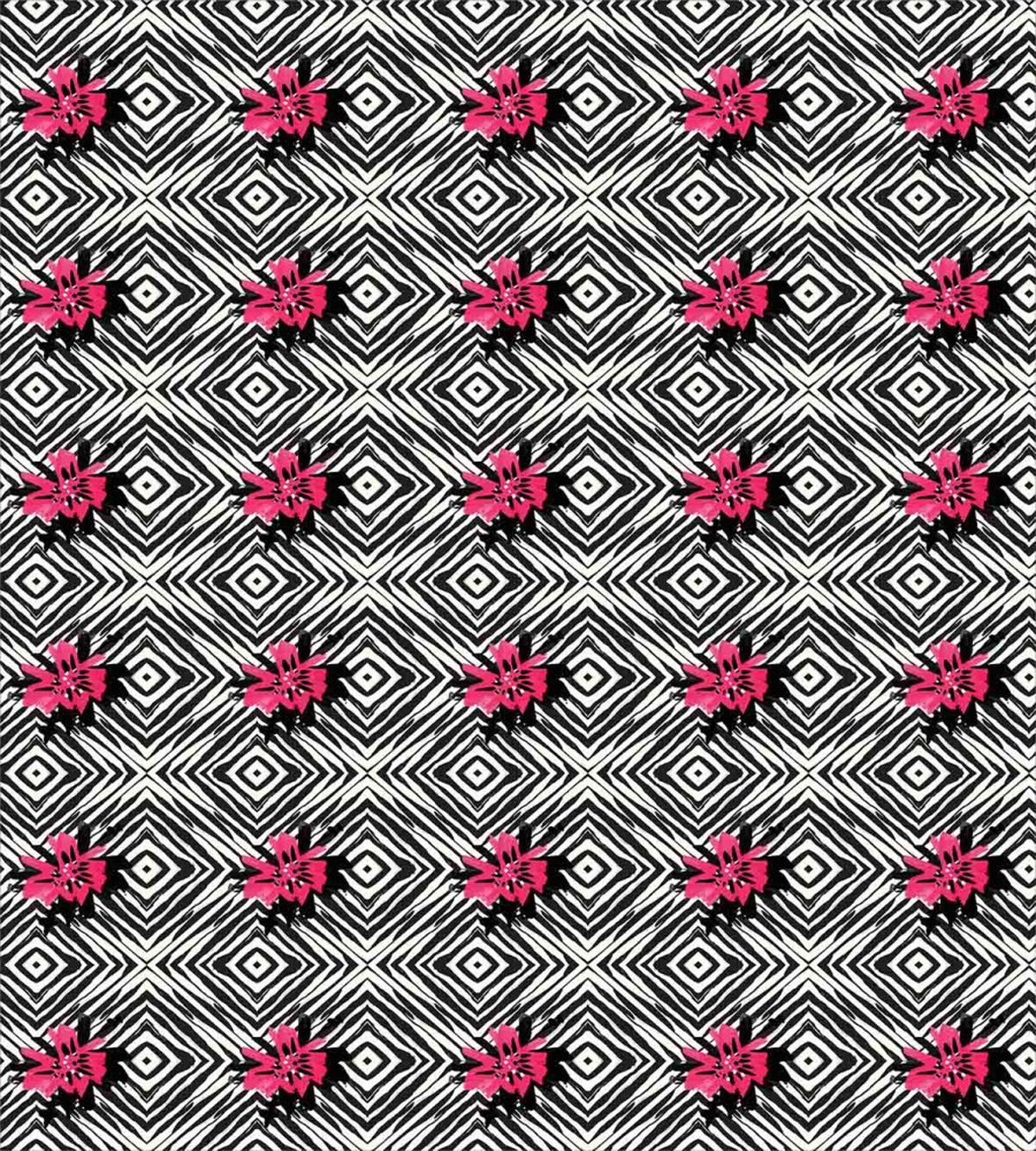 Rhombus Pattern Flowers — Pattern