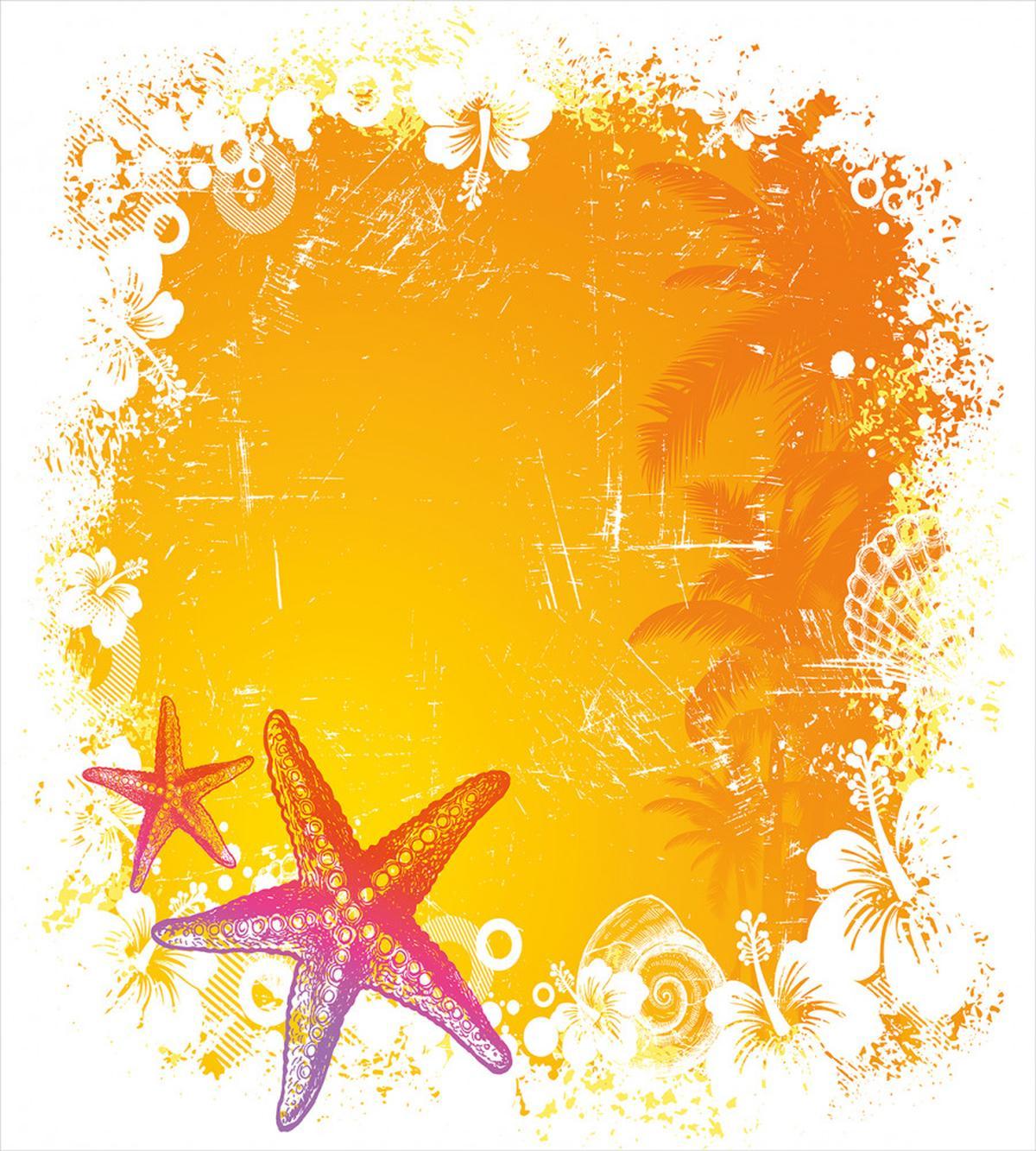 Exotic Flowers Seastars — Pattern