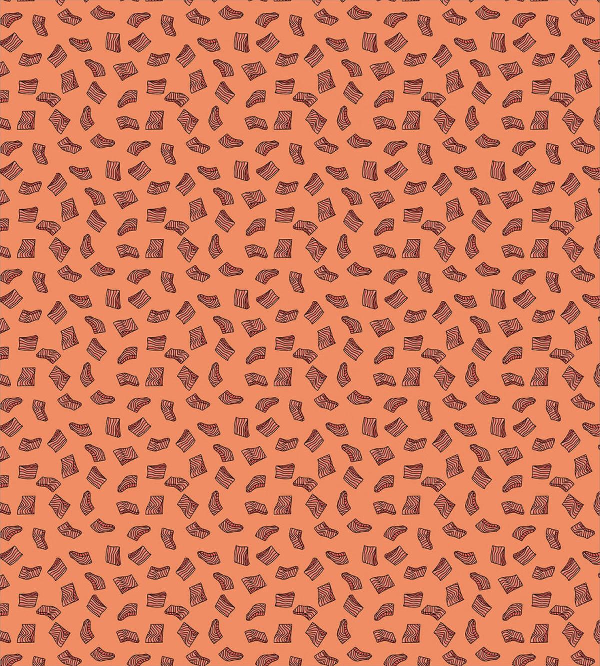 Pieces of Fish Meat Graphic — Pattern