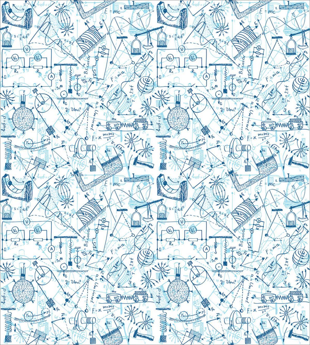 Physics Themed Drawing — Pattern