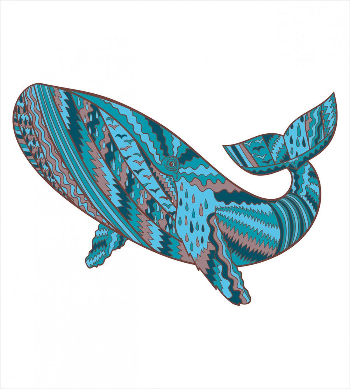 Humpback Whale Sea — Pattern