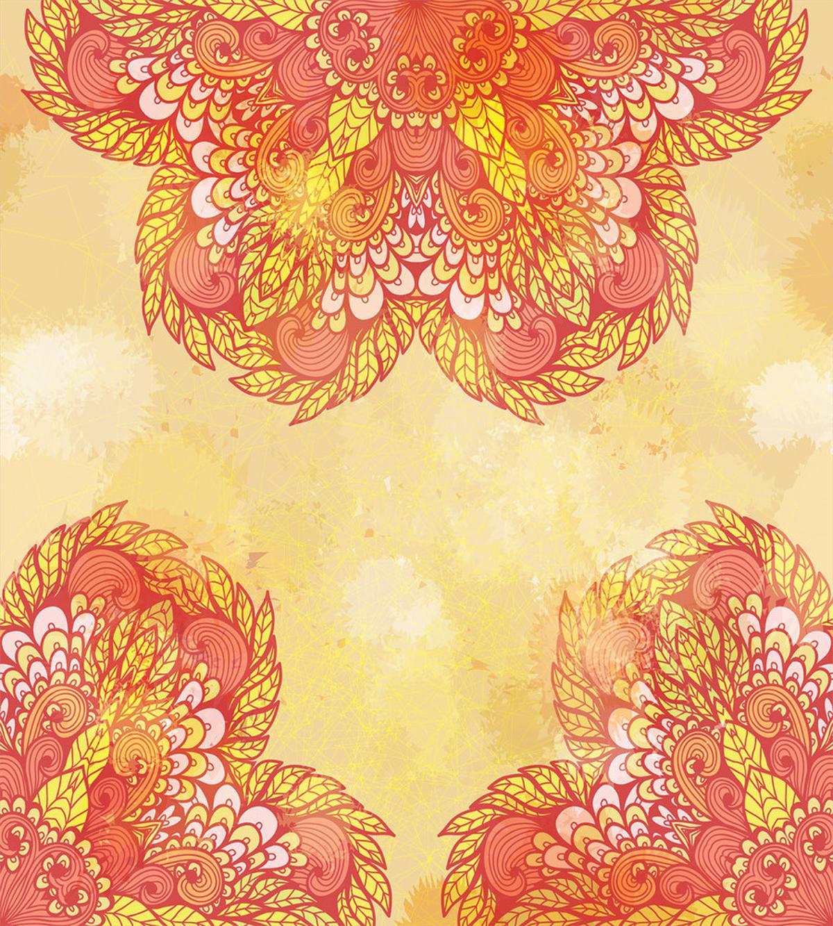 Patchwork Flower Leaves — Pattern
