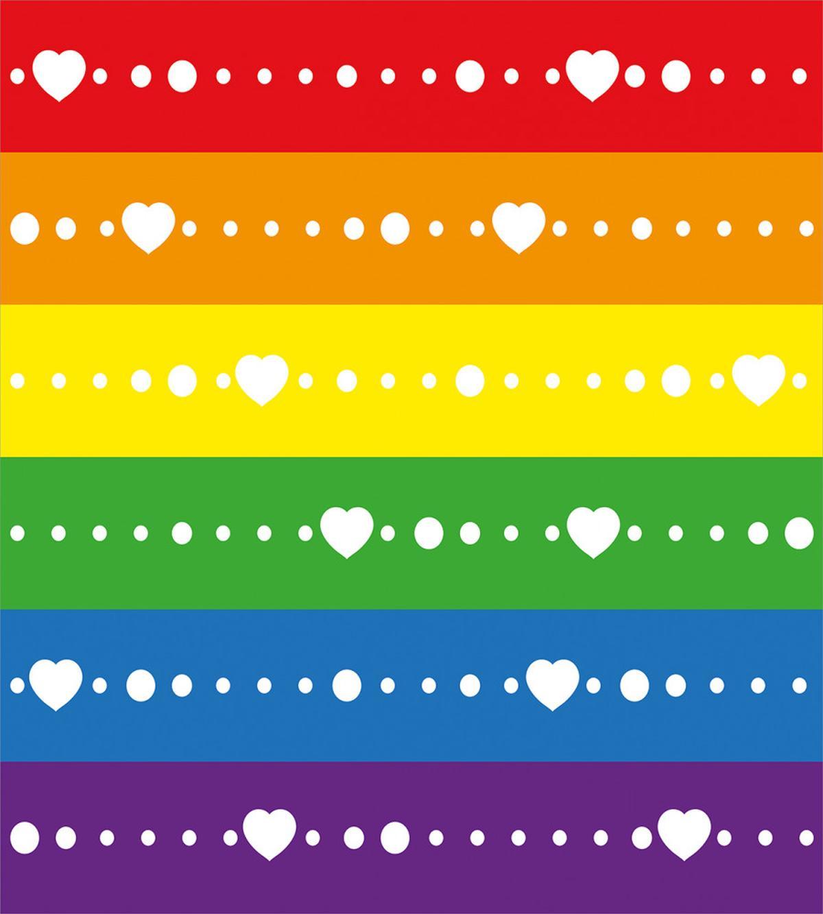 Gay Pride Flag Dots — Pattern