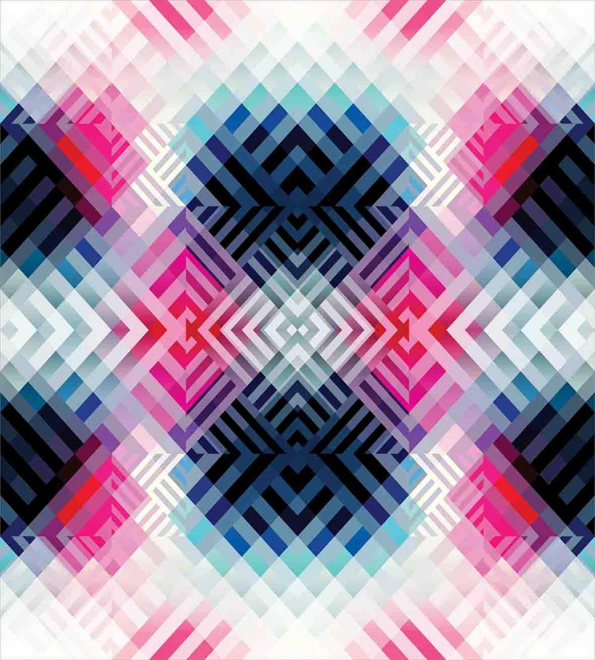 Geometric Lines Angle — Pattern